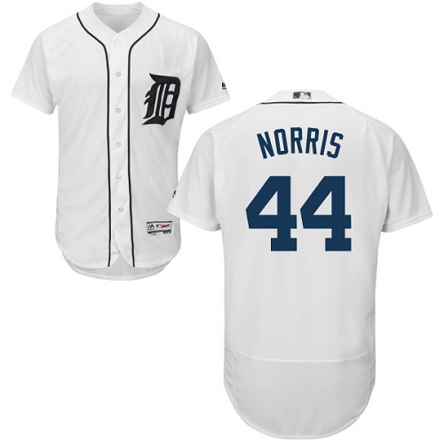 Tigers #44 Daniel Norris White Flexbase Authentic Collection Stitched MLB Jersey - Click Image to Close